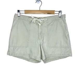 Guess Chino Khaki Cotton Shorts Size 30 Waist Made In USA Classic Casual